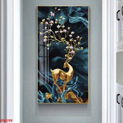 Tranh Hươu Tài Lộc | Tranh Ngọc Việt - Đắk Lắk | Tranh Ngọc Việt - Xưởng Tranh Đẹp Buôn Ma Thuột (BMT) DakLak