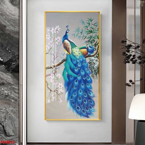Tranh Chim Công Đẹp | Tranh Ngọc Việt - Đắk Lắk | Tranh Ngọc Việt - Xưởng Tranh Đẹp Buôn Ma Thuột (BMT) DakLak