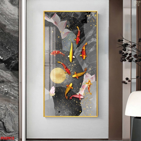 Tranh Cửu Ngư Quần Hội | Tranh Ngọc Việt - Đắk Lắk | Tranh Ngọc Việt - Xưởng Tranh Đẹp Buôn Ma Thuột (BMT) DakLak