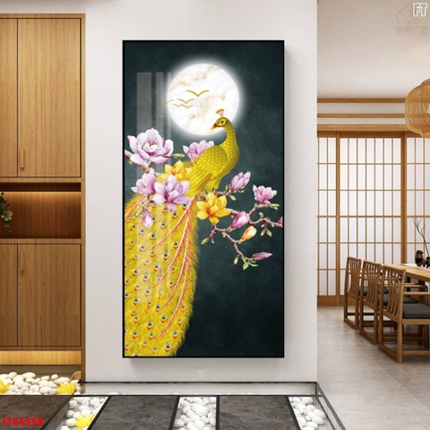 Tranh Chim Công Đẹp | Tranh Ngọc Việt - Đắk Lắk | Tranh Ngọc Việt - Xưởng Tranh Đẹp Buôn Ma Thuột (BMT) DakLak