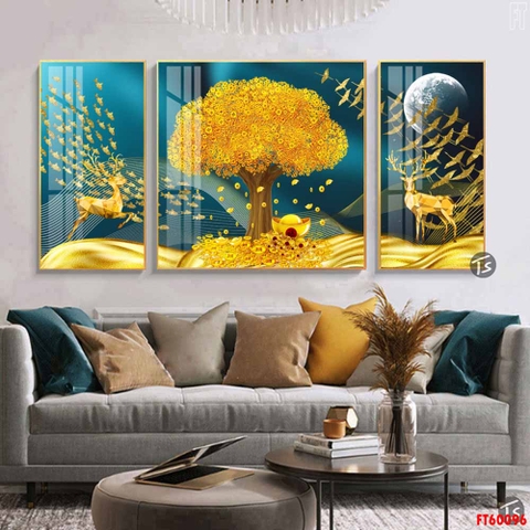 Tranh Hươu Tài Lộc | Tranh Ngọc Việt - Đắk Lắk | Tranh Ngọc Việt - Xưởng Tranh Đẹp Buôn Ma Thuột (BMT) DakLak