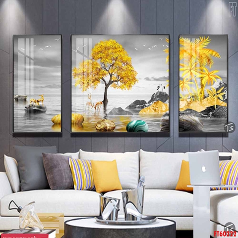 Tranh Hươu Tài Lộc | Tranh Ngọc Việt - Đắk Lắk | Tranh Ngọc Việt - Xưởng Tranh Đẹp Buôn Ma Thuột (BMT) DakLak