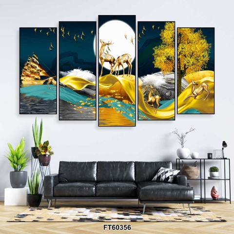 Bộ 5 Tranh Ghép Đẹp, Sang | Tranh Ngọc Việt - Đắk Lắk | Tranh Ngọc Việt - Xưởng Tranh Đẹp Buôn Ma Thuột (BMT) DakLak