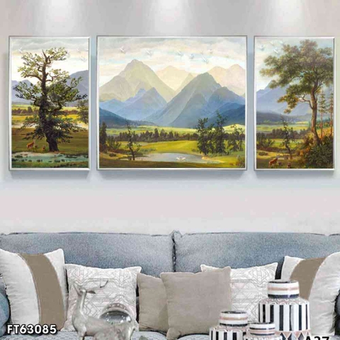 Tranh Phonh Cảnh Núi | Tranh Ngọc Việt - Đắk Lắk | Tranh Ngọc Việt - Xưởng Tranh Đẹp Buôn Ma Thuột (BMT) DakLak