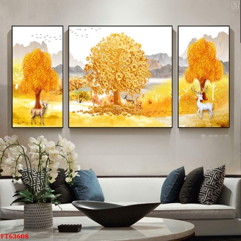 Tranh Cây Kim Tiền | Tranh Ngọc Việt - Đắk Lắk | Tranh Ngọc Việt - Xưởng Tranh Đẹp Buôn Ma Thuột (BMT) DakLak