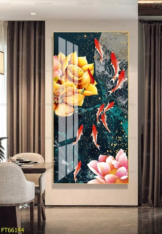 Tranh Cửu Ngư Quần Hội | Tranh Ngọc Việt - Đắk Lắk | Tranh Ngọc Việt - Xưởng Tranh Đẹp Buôn Ma Thuột (BMT) DakLak