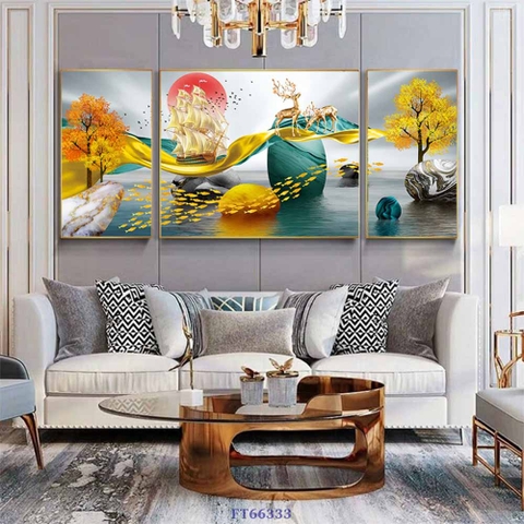 Tranh Hươu Tài Lộc | Tranh Ngọc Việt - Đắk Lắk | Tranh Ngọc Việt - Xưởng Tranh Đẹp Buôn Ma Thuột (BMT) DakLak