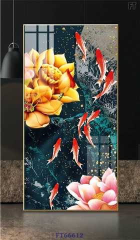 Tranh Cửu Ngư Quần Hội | Tranh Ngọc Việt - Đắk Lắk | Tranh Ngọc Việt - Xưởng Tranh Đẹp Buôn Ma Thuột (BMT) DakLak