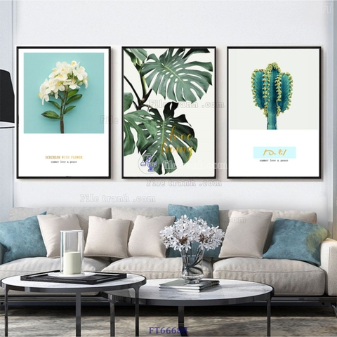 Tranh Lá Cây Nhiệt Đới | Tranh Ngọc Việt - Đắk Lắk | Tranh Ngọc Việt - Xưởng Tranh Đẹp Buôn Ma Thuột (BMT) DakLak