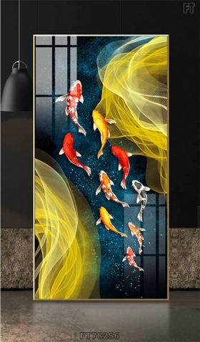 Tranh Cửu Ngư Quần Hội | Tranh Ngọc Việt - Đắk Lắk | Tranh Ngọc Việt - Xưởng Tranh Đẹp Buôn Ma Thuột (BMT) DakLak