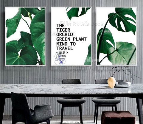 Tranh Lá Cây Nhiệt Đới | Tranh Ngọc Việt - Đắk Lắk | Tranh Ngọc Việt - Xưởng Tranh Đẹp Buôn Ma Thuột (BMT) DakLak