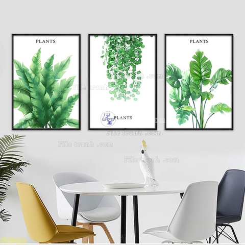 Tranh Lá Cây Nhiệt Đới | Tranh Ngọc Việt - Đắk Lắk | Tranh Ngọc Việt - Xưởng Tranh Đẹp Buôn Ma Thuột (BMT) DakLak