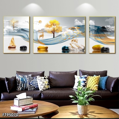 Tranh Hươu Tài Lộc | Tranh Ngọc Việt - Đắk Lắk | Tranh Ngọc Việt - Xưởng Tranh Đẹp Buôn Ma Thuột (BMT) DakLak