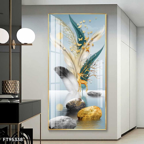 Tranh Hươu Tài Lộc | Tranh Ngọc Việt - Đắk Lắk | Tranh Ngọc Việt - Xưởng Tranh Đẹp Buôn Ma Thuột (BMT) DakLak