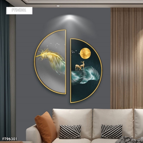 Tranh Bán Nguyệt Mới | Tranh Ngọc Việt - Đắk Lắk | Tranh Ngọc Việt - Xưởng Tranh Đẹp Buôn Ma Thuột (BMT) DakLak