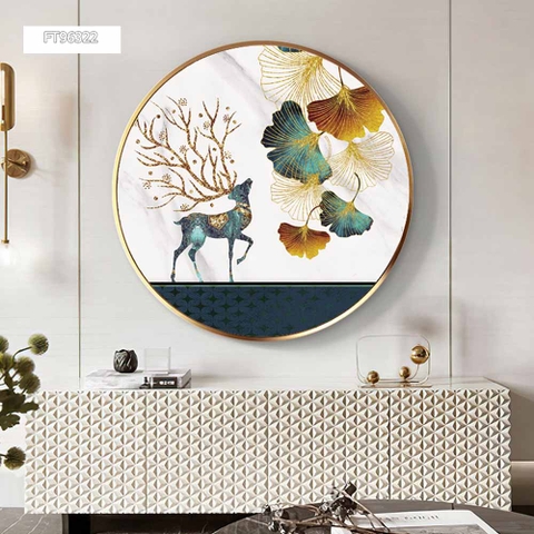 Tranh Hươu Tài Lộc | Tranh Ngọc Việt - Đắk Lắk | Tranh Ngọc Việt - Xưởng Tranh Đẹp Buôn Ma Thuột (BMT) DakLak