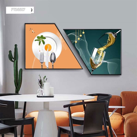 Bộ 2 Tranh Chéo Khuyết | Tranh Ngọc Việt - Đắk Lắk | Tranh Ngọc Việt - Xưởng Tranh Đẹp Buôn Ma Thuột (BMT) DakLak