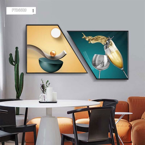 Bộ 2 Tranh Chéo Khuyết | Tranh Ngọc Việt - Đắk Lắk | Tranh Ngọc Việt - Xưởng Tranh Đẹp Buôn Ma Thuột (BMT) DakLak