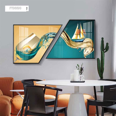 Bộ 2 Tranh Chéo Khuyết | Tranh Ngọc Việt - Đắk Lắk | Tranh Ngọc Việt - Xưởng Tranh Đẹp Buôn Ma Thuột (BMT) DakLak