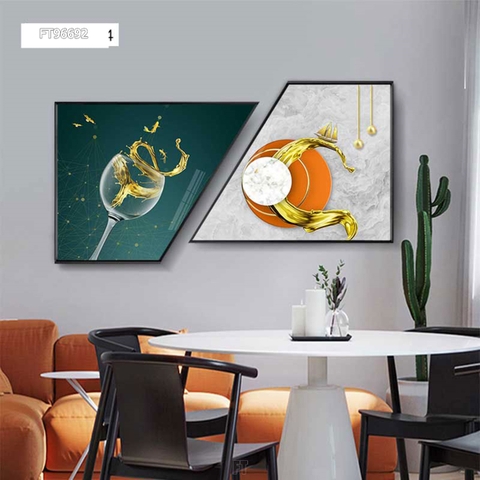 Bộ 2 Tranh Chéo Khuyết | Tranh Ngọc Việt - Đắk Lắk | Tranh Ngọc Việt - Xưởng Tranh Đẹp Buôn Ma Thuột (BMT) DakLak