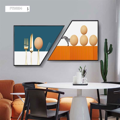 Bộ 2 Tranh Chéo Khuyết | Tranh Ngọc Việt - Đắk Lắk | Tranh Ngọc Việt - Xưởng Tranh Đẹp Buôn Ma Thuột (BMT) DakLak