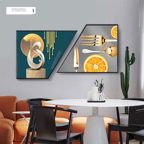 Bộ 2 Tranh Chéo Khuyết | Tranh Ngọc Việt - Đắk Lắk | Tranh Ngọc Việt - Xưởng Tranh Đẹp Buôn Ma Thuột (BMT) DakLak