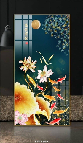 Tranh Cửu Ngư Quần Hội | Tranh Ngọc Việt - Đắk Lắk | Tranh Ngọc Việt - Xưởng Tranh Đẹp Buôn Ma Thuột (BMT) DakLak