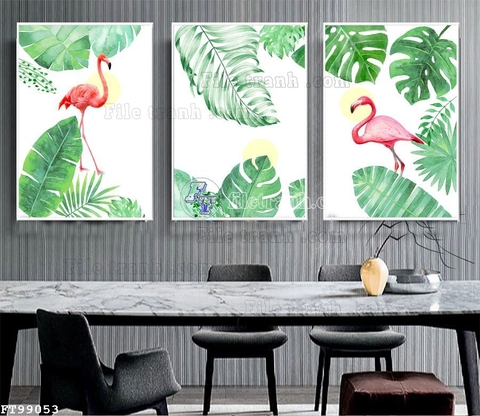 Tranh Lá Cây Nhiệt Đới | Tranh Ngọc Việt - Đắk Lắk | Tranh Ngọc Việt - Xưởng Tranh Đẹp Buôn Ma Thuột (BMT) DakLak