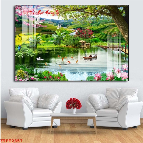 Tranh Ruộng Bậc Thang | Tranh Ngọc Việt - Đắk Lắk | Tranh Ngọc Việt - Xưởng Tranh Đẹp Buôn Ma Thuột (BMT) DakLak