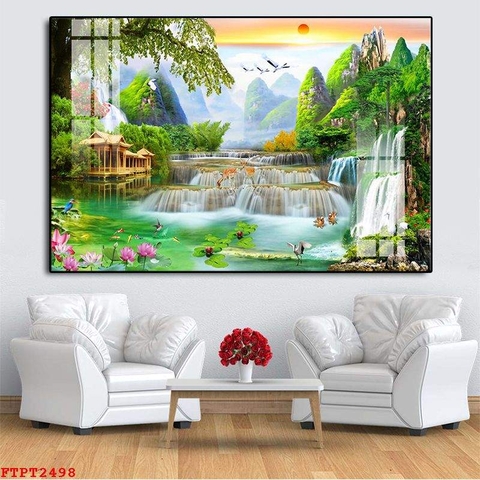 Tranh Sơn Thủy Ngang | Tranh Ngọc Việt - Đắk Lắk | Tranh Ngọc Việt - Xưởng Tranh Đẹp Buôn Ma Thuột (BMT) DakLak