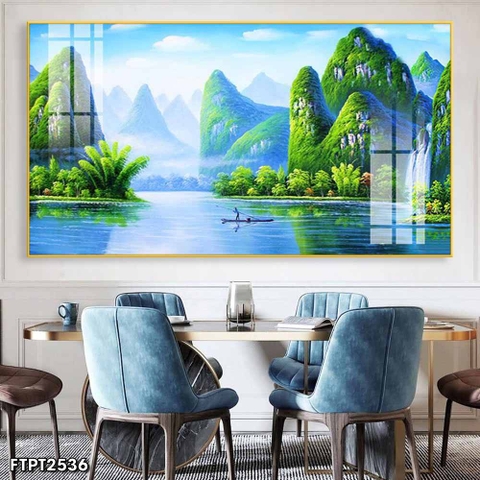 Tranh Sơn Thủy Ngang | Tranh Ngọc Việt - Đắk Lắk | Tranh Ngọc Việt - Xưởng Tranh Đẹp Buôn Ma Thuột (BMT) DakLak