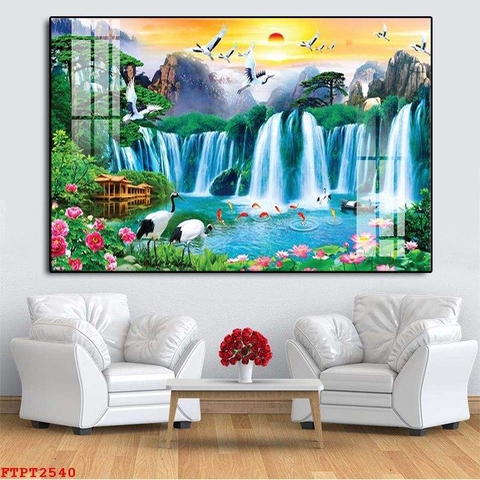 Tranh Sơn Thủy Ngang | Tranh Ngọc Việt - Đắk Lắk | Tranh Ngọc Việt - Xưởng Tranh Đẹp Buôn Ma Thuột (BMT) DakLak