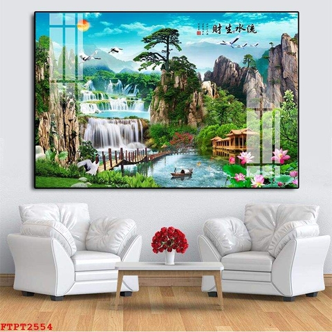 Tranh Sơn Thủy Ngang | Tranh Ngọc Việt - Đắk Lắk | Tranh Ngọc Việt - Xưởng Tranh Đẹp Buôn Ma Thuột (BMT) DakLak