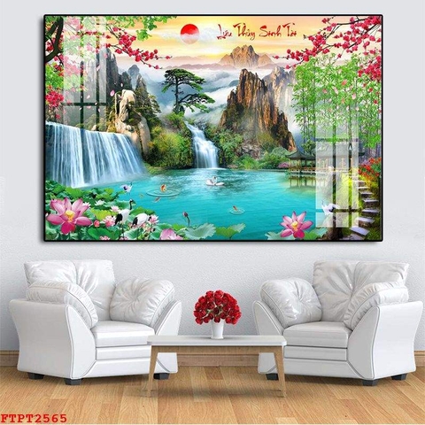 Tranh Sơn Thủy Ngang | Tranh Ngọc Việt - Đắk Lắk | Tranh Ngọc Việt - Xưởng Tranh Đẹp Buôn Ma Thuột (BMT) DakLak