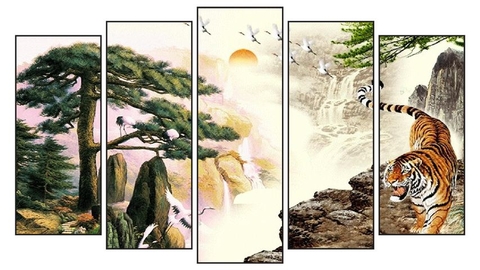 Tranh Rồng Hổ Phong Thủy | Tranh Ngọc Việt - Đắk Lắk | Tranh Ngọc Việt - Xưởng Tranh Đẹp Buôn Ma Thuột (BMT) DakLak