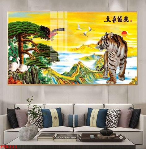 Tranh Rồng Hổ Phong Thủy | Tranh Ngọc Việt - Đắk Lắk | Tranh Ngọc Việt - Xưởng Tranh Đẹp Buôn Ma Thuột (BMT) DakLak