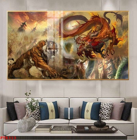 Tranh Rồng Hổ Phong Thủy | Tranh Ngọc Việt - Đắk Lắk | Tranh Ngọc Việt - Xưởng Tranh Đẹp Buôn Ma Thuột (BMT) DakLak