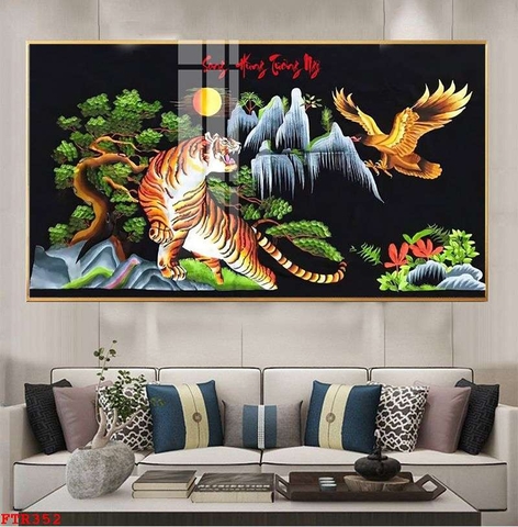 Tranh Rồng Hổ Phong Thủy | Tranh Ngọc Việt - Đắk Lắk | Tranh Ngọc Việt - Xưởng Tranh Đẹp Buôn Ma Thuột (BMT) DakLak