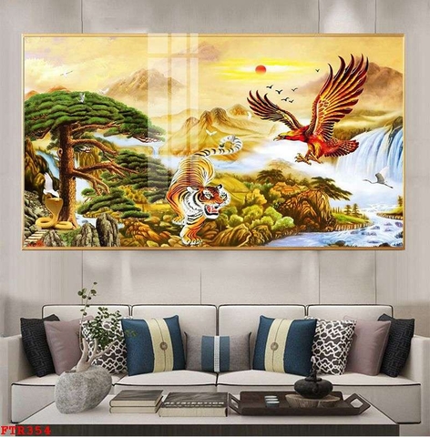 Tranh Rồng Hổ Phong Thủy | Tranh Ngọc Việt - Đắk Lắk | Tranh Ngọc Việt - Xưởng Tranh Đẹp Buôn Ma Thuột (BMT) DakLak