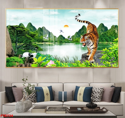 Tranh Rồng Hổ Phong Thủy | Tranh Ngọc Việt - Đắk Lắk | Tranh Ngọc Việt - Xưởng Tranh Đẹp Buôn Ma Thuột (BMT) DakLak