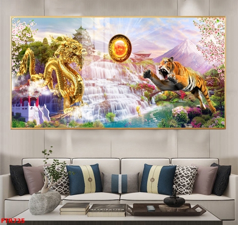 Tranh Rồng Hổ Phong Thủy | Tranh Ngọc Việt - Đắk Lắk | Tranh Ngọc Việt - Xưởng Tranh Đẹp Buôn Ma Thuột (BMT) DakLak