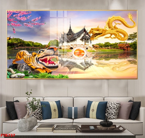 Tranh Rồng Hổ Phong Thủy | Tranh Ngọc Việt - Đắk Lắk | Tranh Ngọc Việt - Xưởng Tranh Đẹp Buôn Ma Thuột (BMT) DakLak