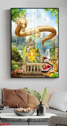 Tranh Rồng Hổ Phong Thủy | Tranh Ngọc Việt - Đắk Lắk | Tranh Ngọc Việt - Xưởng Tranh Đẹp Buôn Ma Thuột (BMT) DakLak