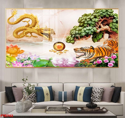 Tranh Rồng Hổ Phong Thủy | Tranh Ngọc Việt - Đắk Lắk | Tranh Ngọc Việt - Xưởng Tranh Đẹp Buôn Ma Thuột (BMT) DakLak
