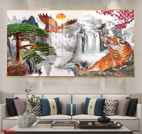 Tranh Rồng Hổ Phong Thủy | Tranh Ngọc Việt - Đắk Lắk | Tranh Ngọc Việt - Xưởng Tranh Đẹp Buôn Ma Thuột (BMT) DakLak