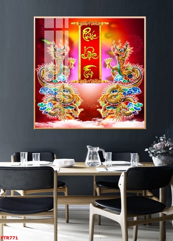 Tranh Rồng Hổ Phong Thủy | Tranh Ngọc Việt - Đắk Lắk | Tranh Ngọc Việt - Xưởng Tranh Đẹp Buôn Ma Thuột (BMT) DakLak