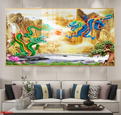 Tranh Rồng Hổ Phong Thủy | Tranh Ngọc Việt - Đắk Lắk | Tranh Ngọc Việt - Xưởng Tranh Đẹp Buôn Ma Thuột (BMT) DakLak