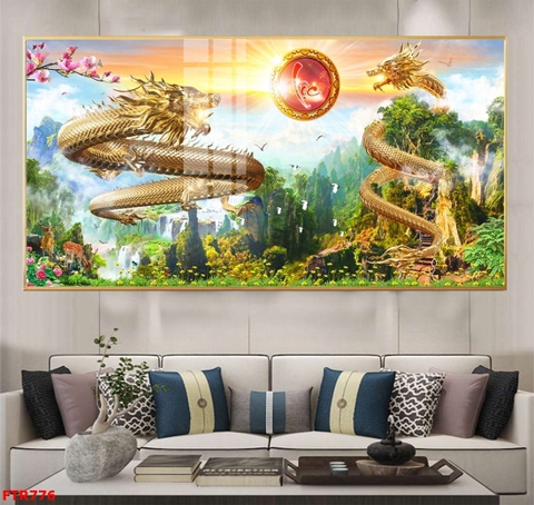 Tranh Rồng Hổ Phong Thủy | Tranh Ngọc Việt - Đắk Lắk | Tranh Ngọc Việt - Xưởng Tranh Đẹp Buôn Ma Thuột (BMT) DakLak