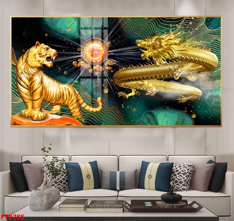 Tranh Rồng Hổ Phong Thủy | Tranh Ngọc Việt - Đắk Lắk | Tranh Ngọc Việt - Xưởng Tranh Đẹp Buôn Ma Thuột (BMT) DakLak