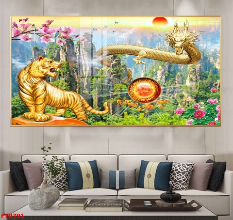 Tranh Rồng Hổ Phong Thủy | Tranh Ngọc Việt - Đắk Lắk | Tranh Ngọc Việt - Xưởng Tranh Đẹp Buôn Ma Thuột (BMT) DakLak